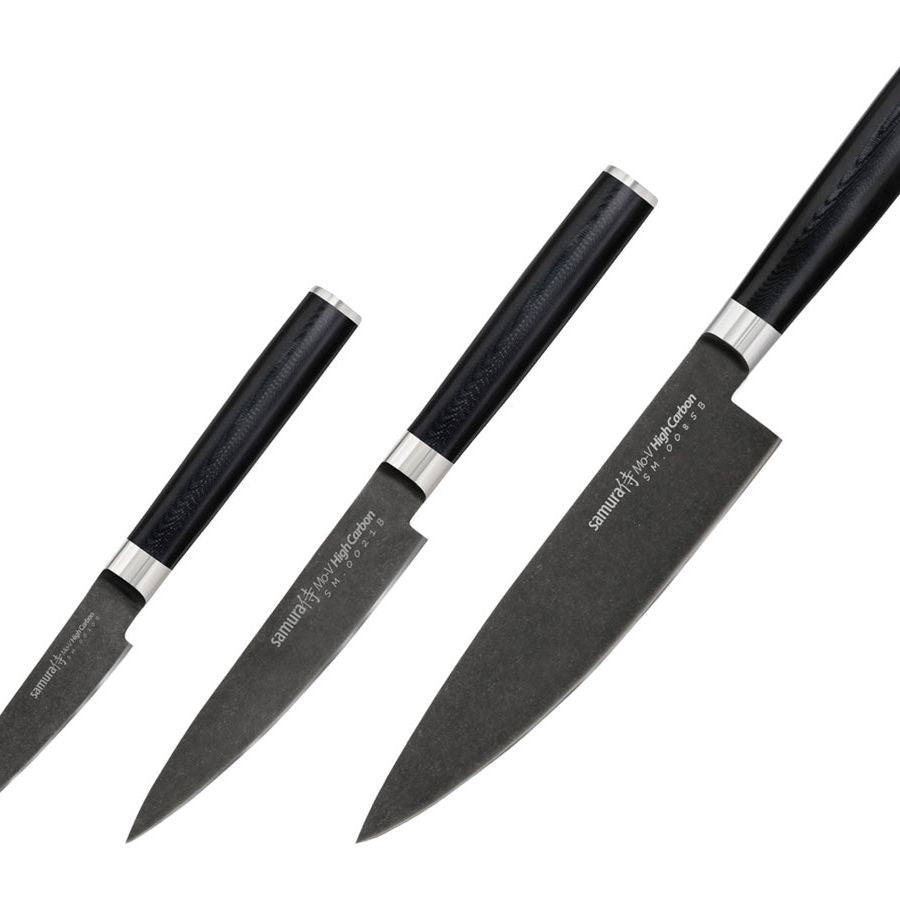 SET COTELLI CHEF - SAMURA - MO-V STONEWASH