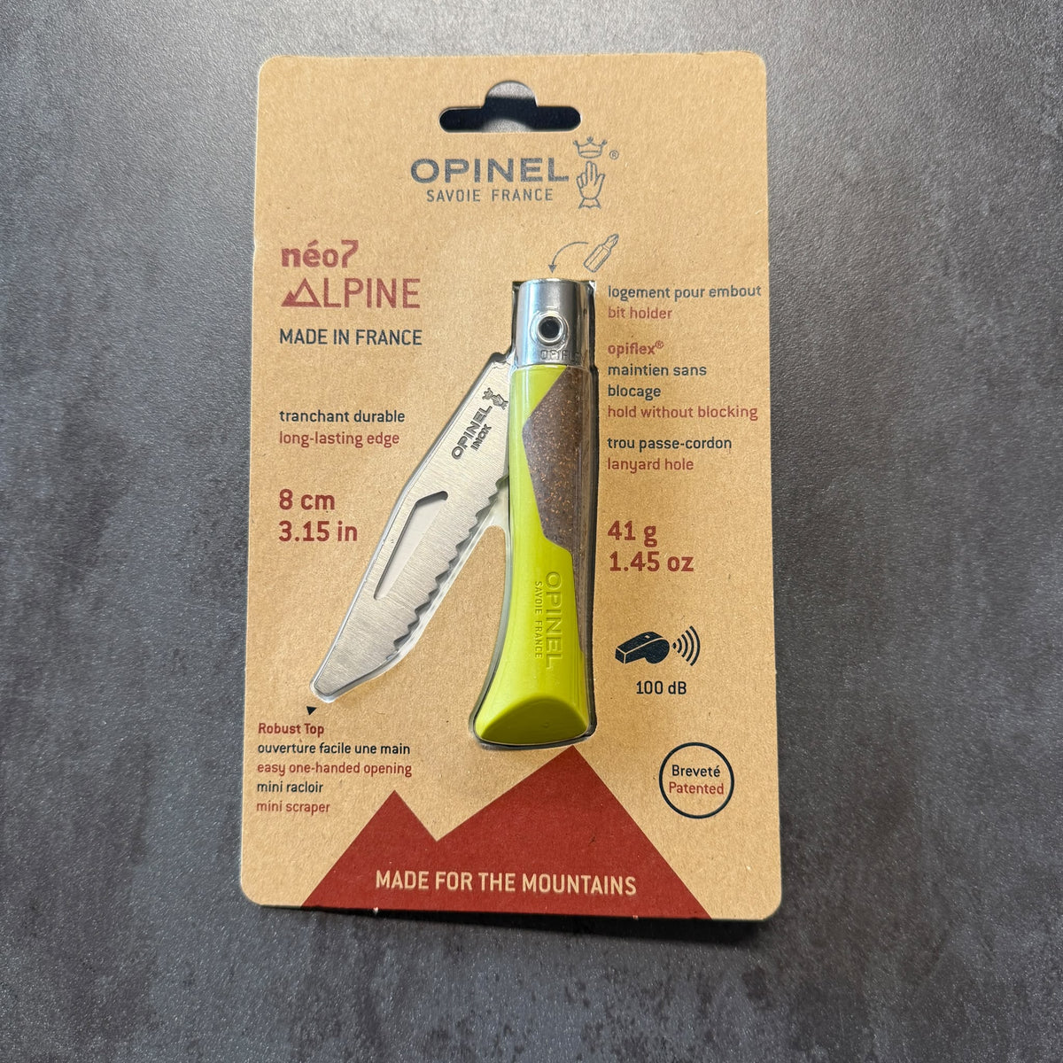 Opinel - Néo7 Alpine - Verde Lime
