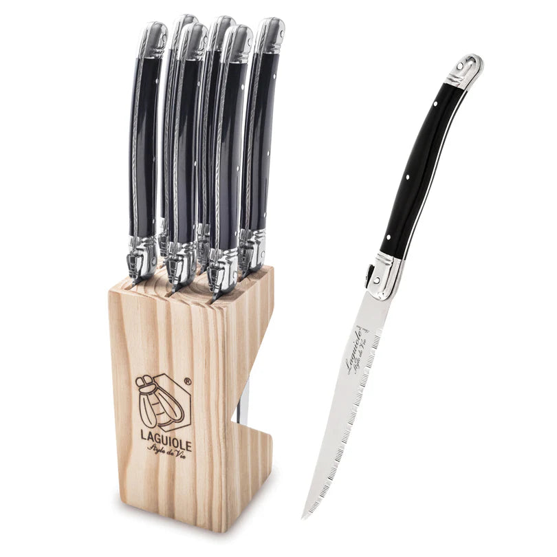 Set 6 coltelli da bistecca "Premium Line - Black"