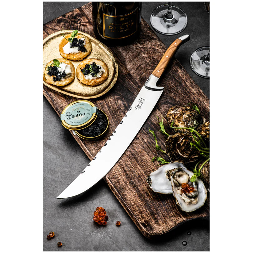 Sciabola champagne con manico in legno d'ulivo "Luxury Line" cm 27