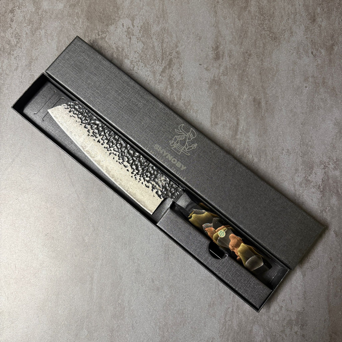 Shynoby Hammered Pro Black - Kiritsuke 20cm