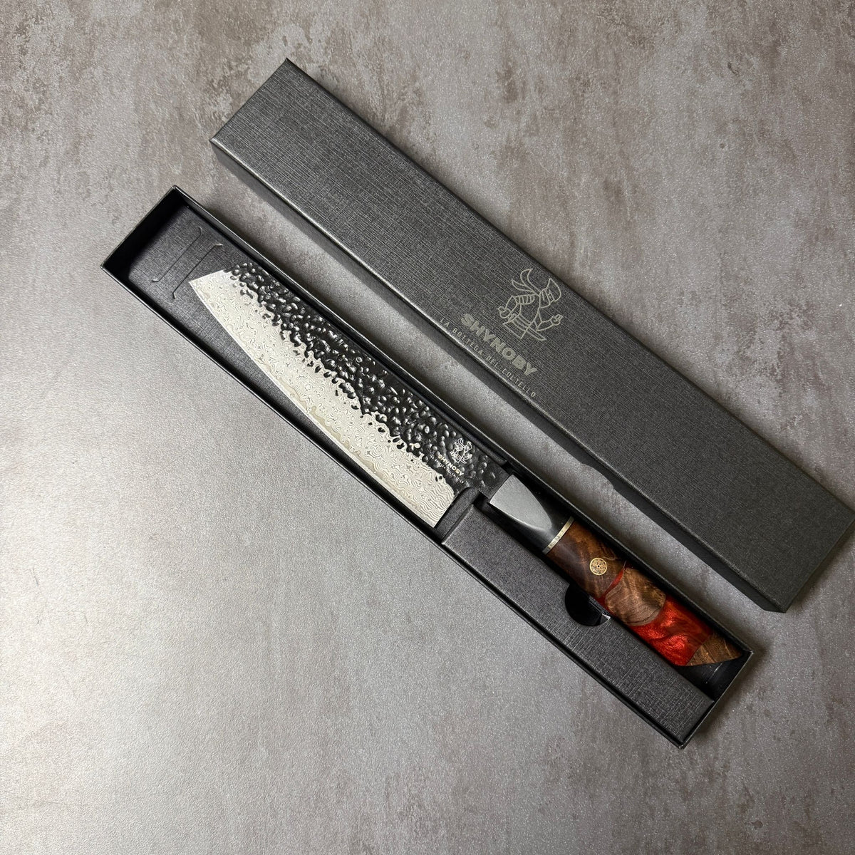Shynoby Hammered Pro Red - Kiritsuke 20cm
