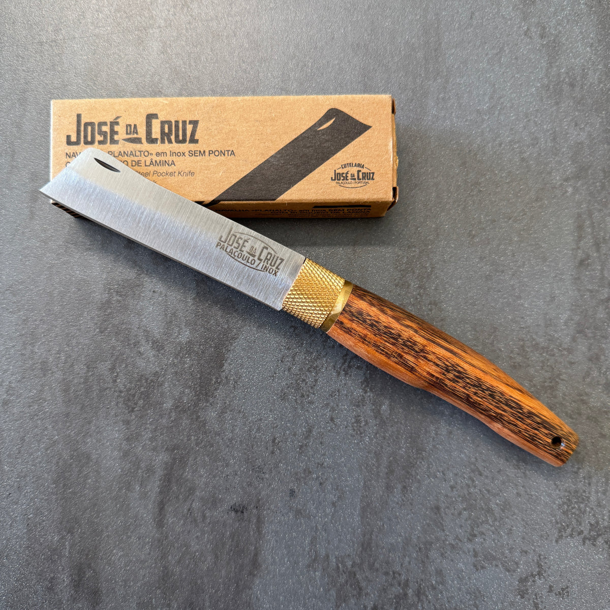 Coltello Pieghevole - Josè Da Cruz - Mozzetta Manico in Tigerwood