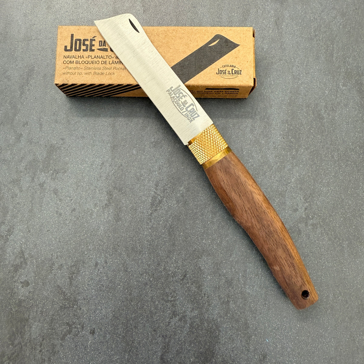 Coltello Pieghevole - Josè Da Cruz - Mozzetta Manico in American Walnut