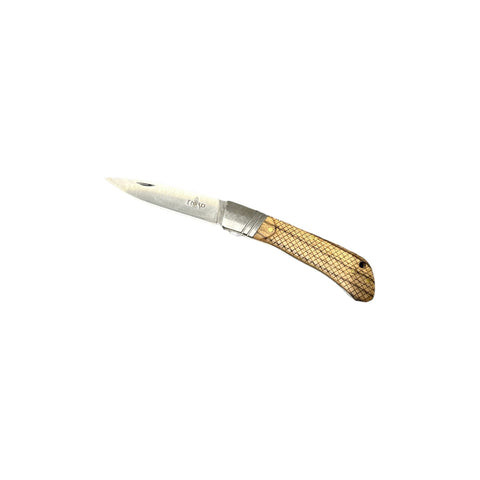 COLTELLO RICHIUDIBILE MANICO IN LEGNO ZEBRANO TEXTURE SERPENTE - THIRD
