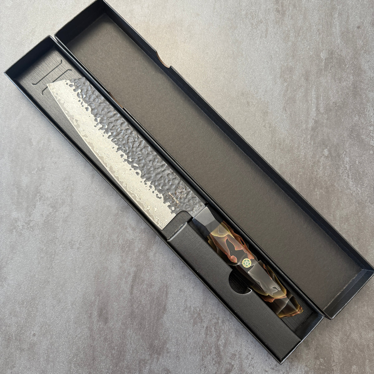 Shynoby Hammered Pro Black - Kiritsuke 20cm