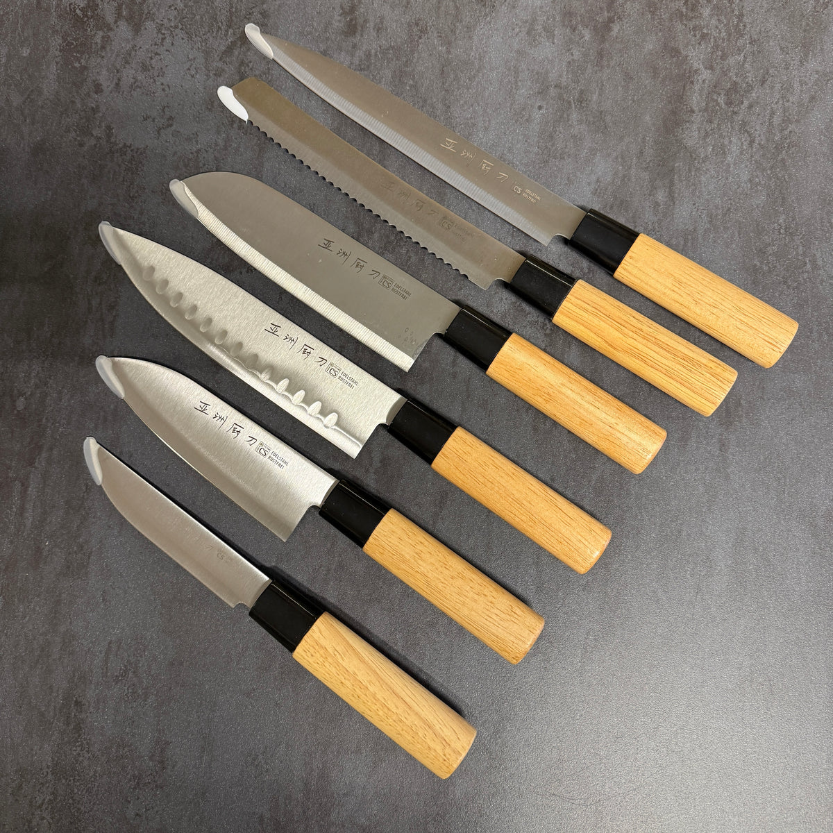 COLTELLI CS - SET COMPLETO DA CHEF - 6 pezzi