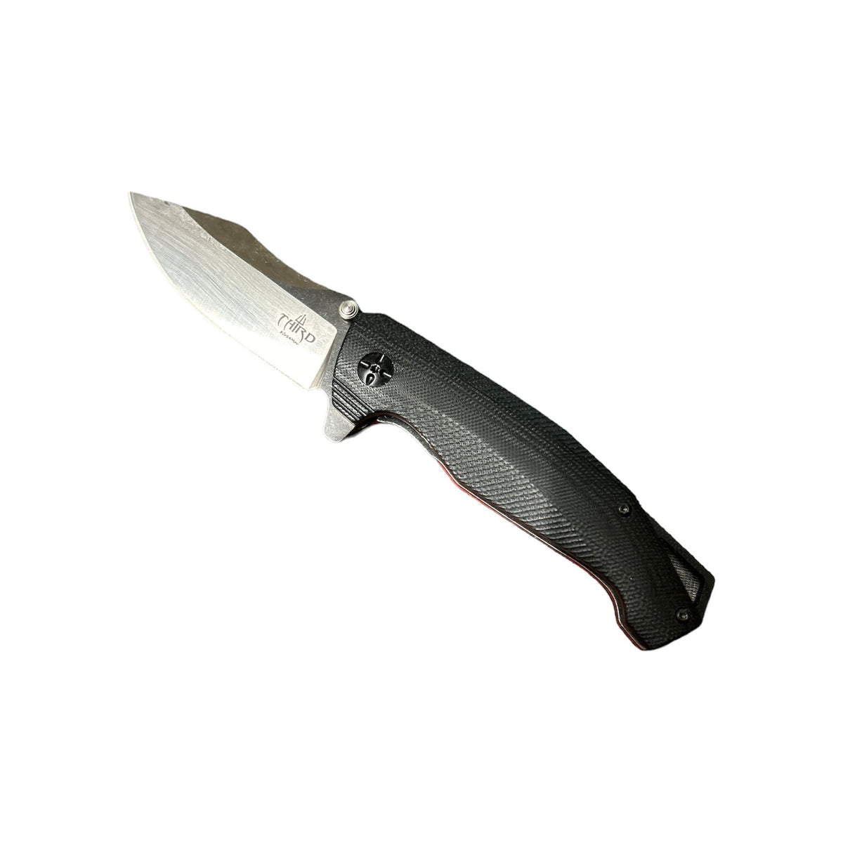 COLTELLO RICHIUDIBILE CON FODERO MANICO IN G10 - THIRD