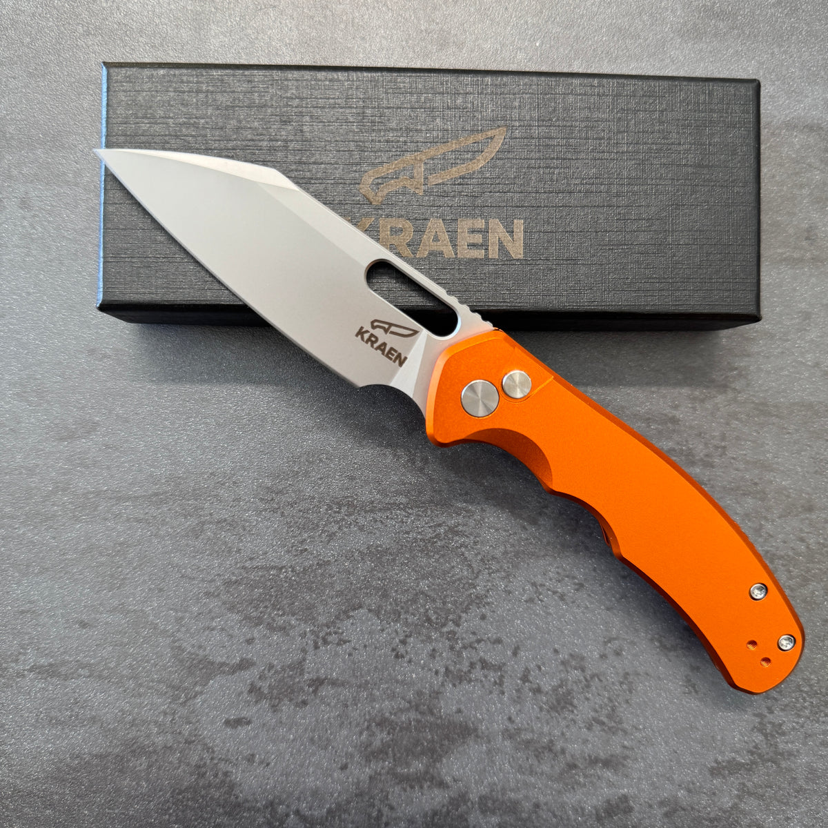 KRAEN - Coltello Pieghevole - Arancione