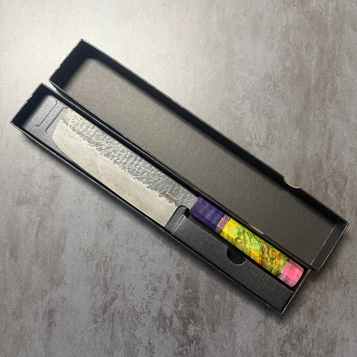 Shynoby Hammered Pro - Nakiri 18cm