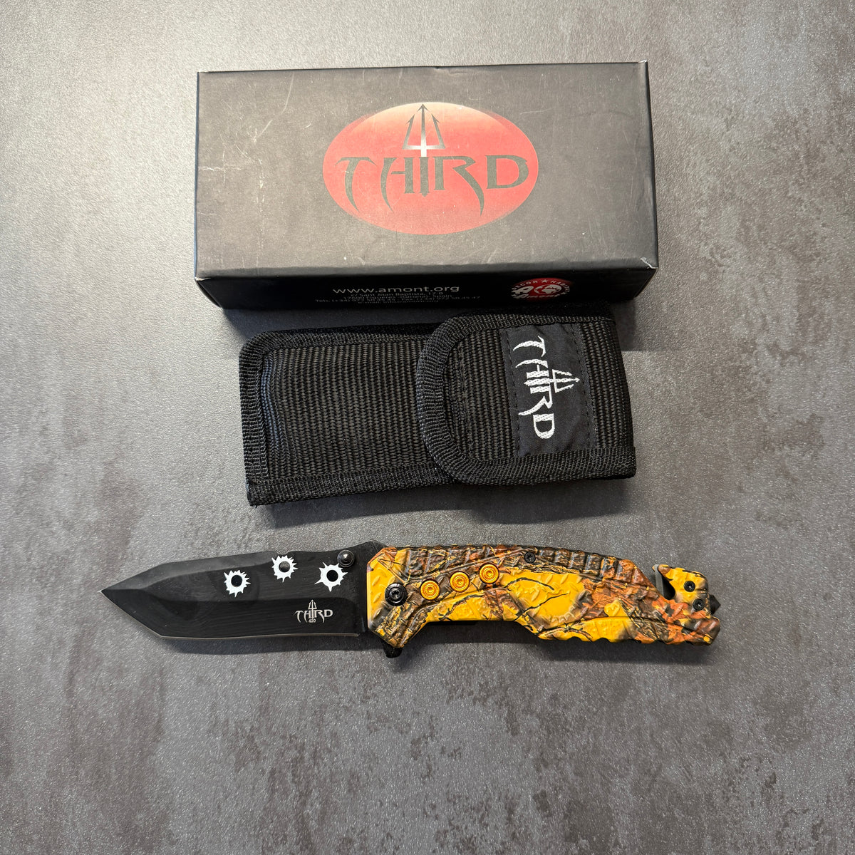 COLTELLO FRANGIVETRO/TAGLIACINTA - THIRD - TH-K2801CYL