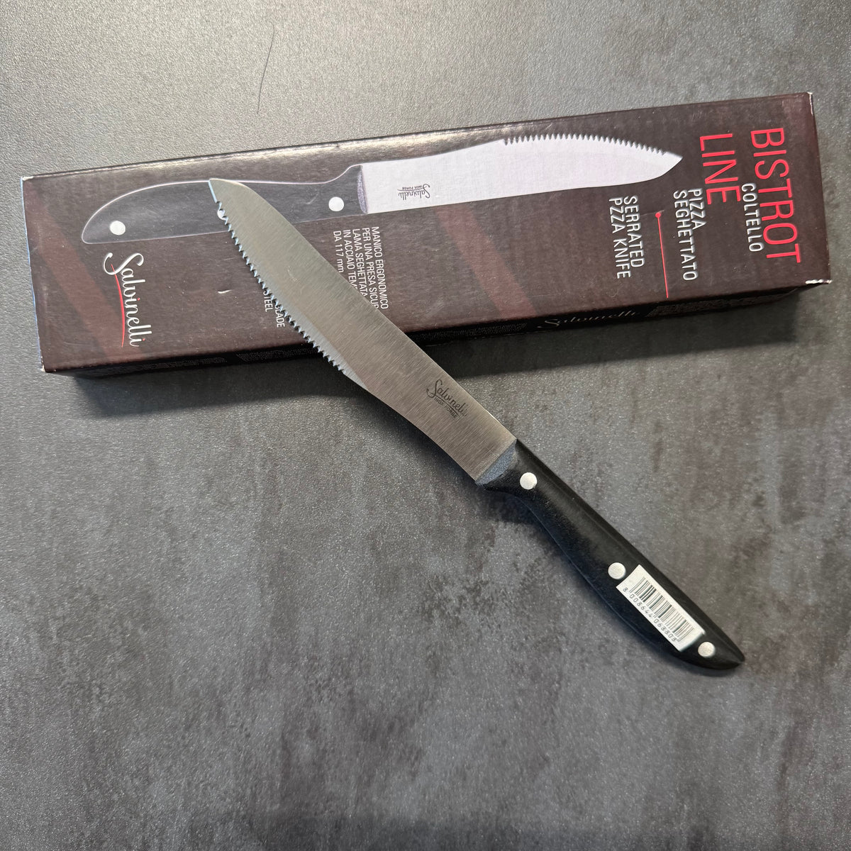 COLTELLO DENTATO PER PIZZA - MADE IN ITALY- SET 6 PEZZI