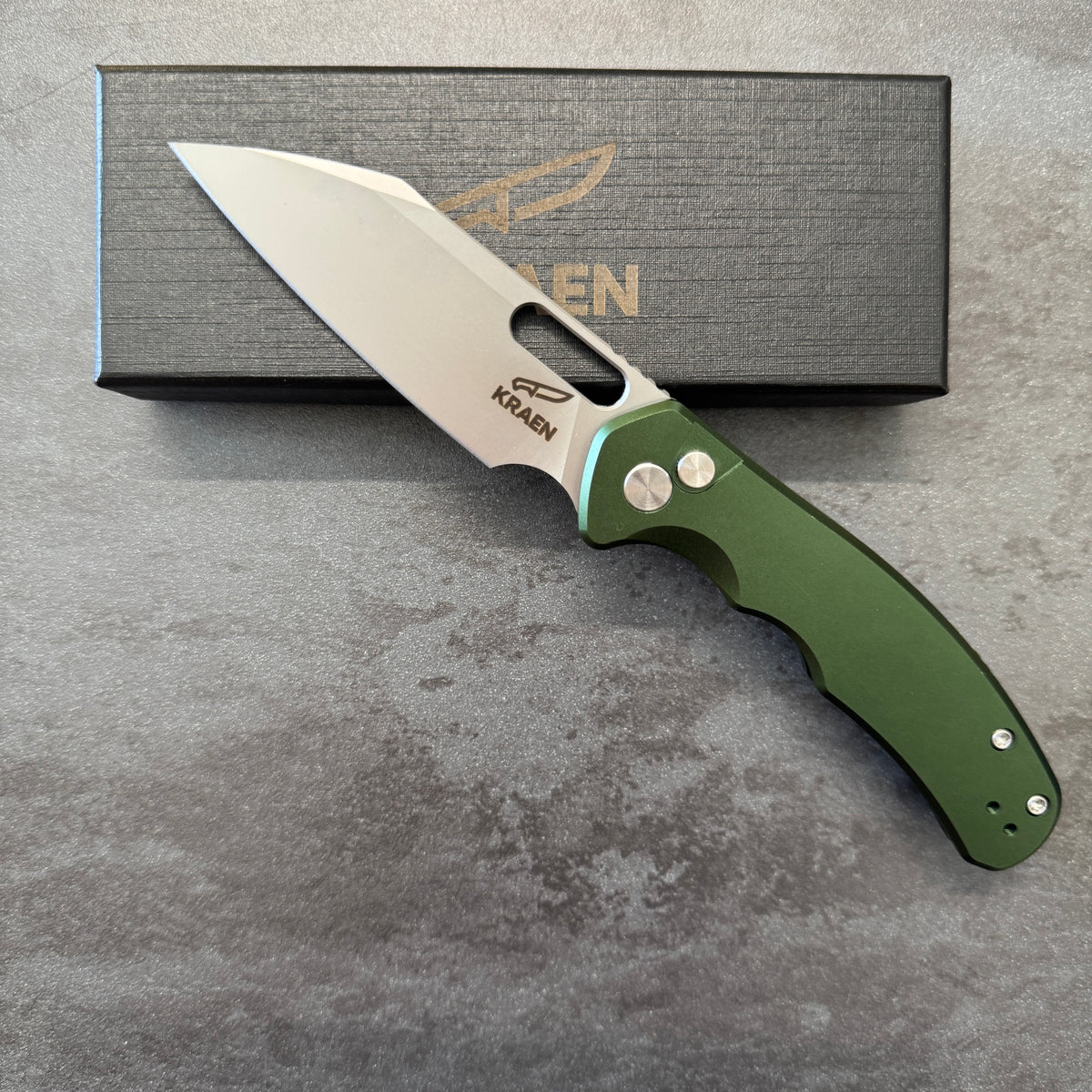 KRAEN - Coltello Pieghevole - Verde