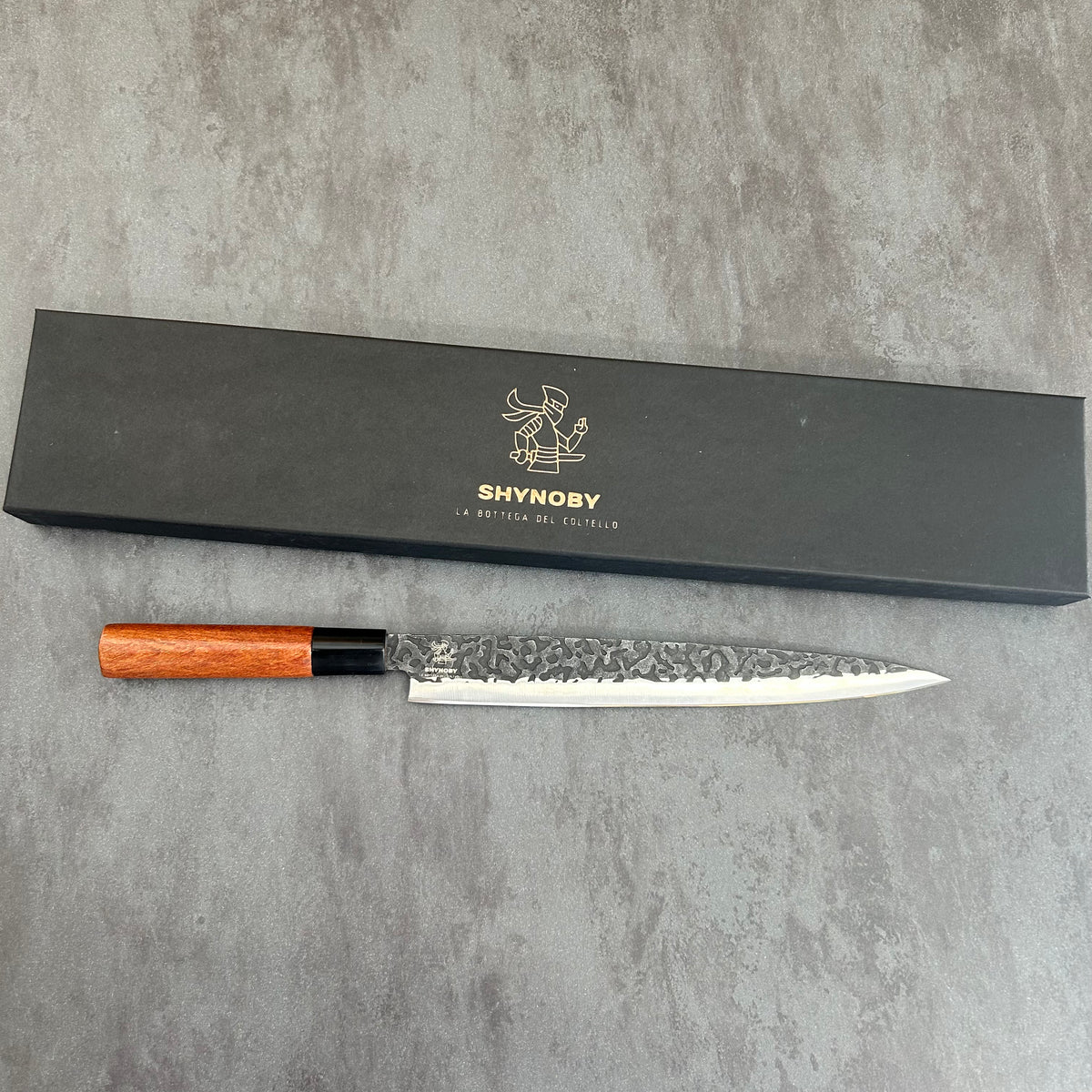 Shynoby Hammered Black - Yanagiba