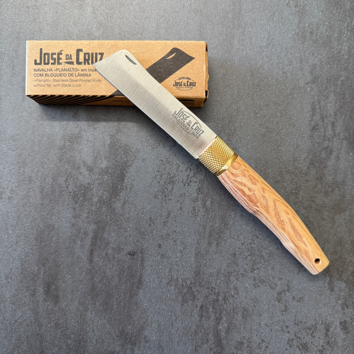 Coltello Pieghevole - Josè Da Cruz - Mozzetta Manico in Kermes Oak