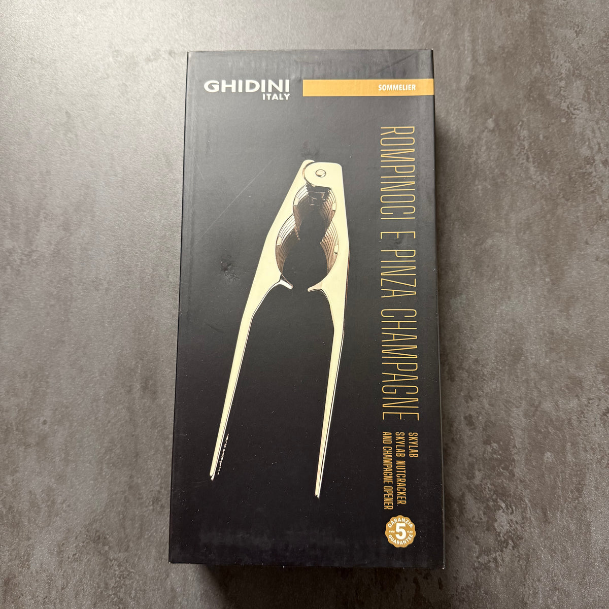 GHIDINI - SCHIACCIANOCI E PINZA CHAMPAGNE PROFESSIONALE