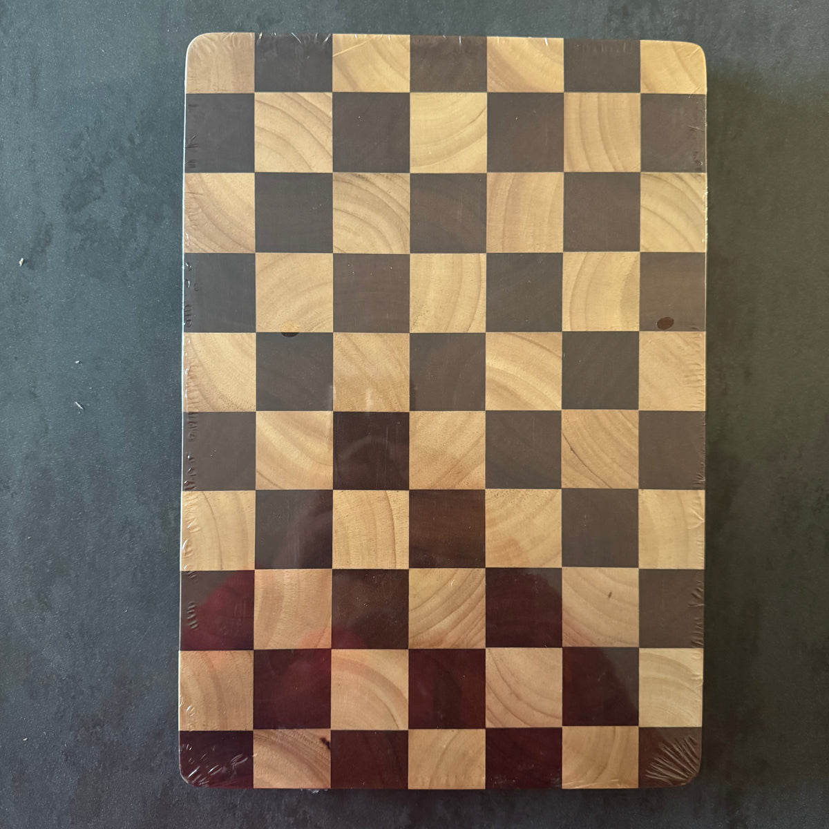 TAGLIERE - IN LEGNO A SCACCHI