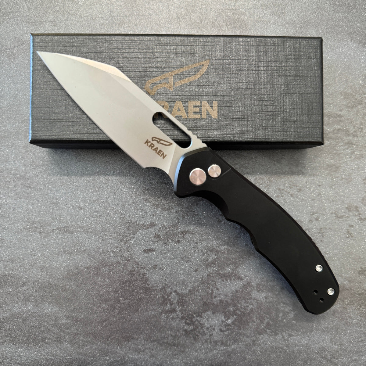 KRAEN - Coltello Pieghevole - Nero