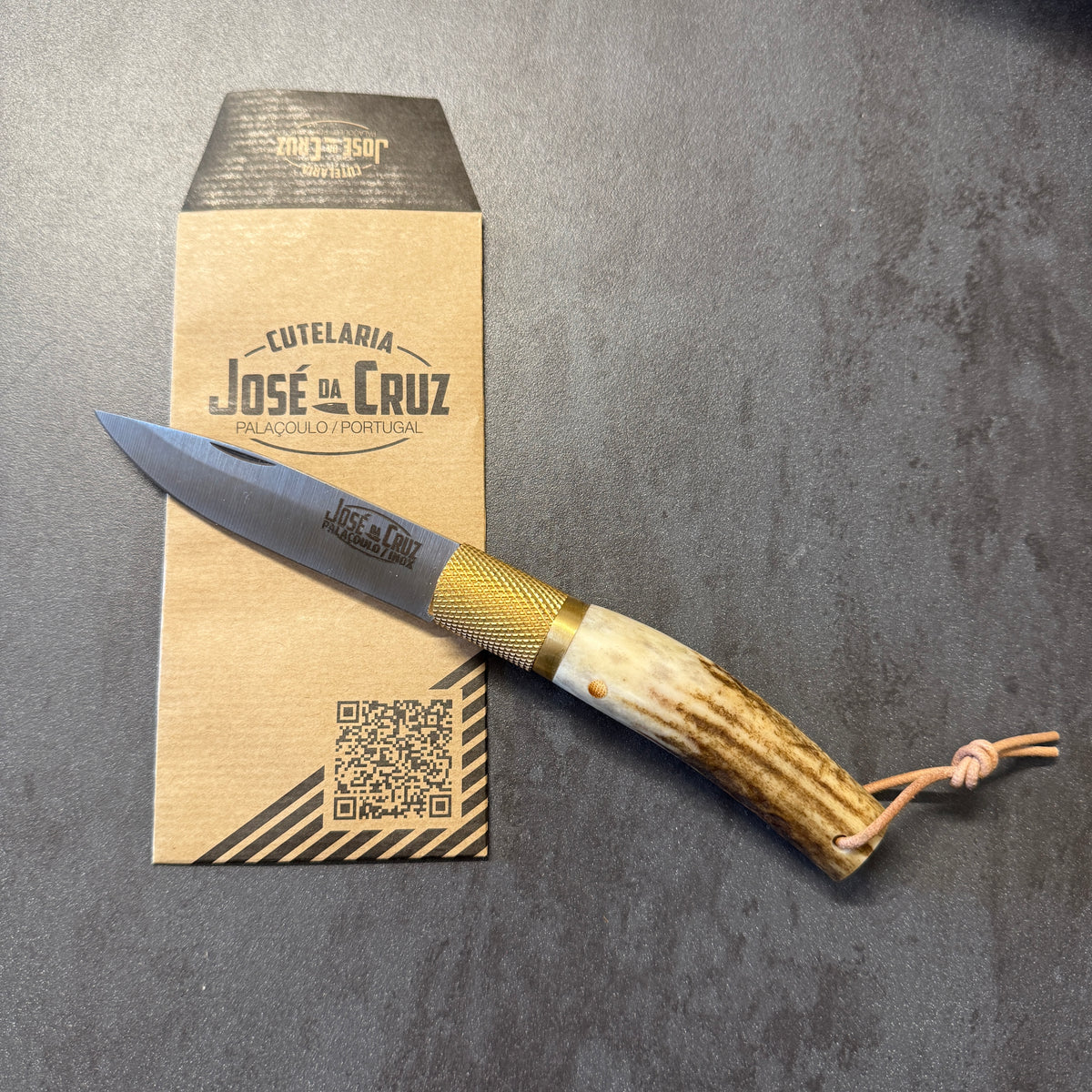 Coltello Pieghevole - Josè Da Cruz - Manico in Cervo