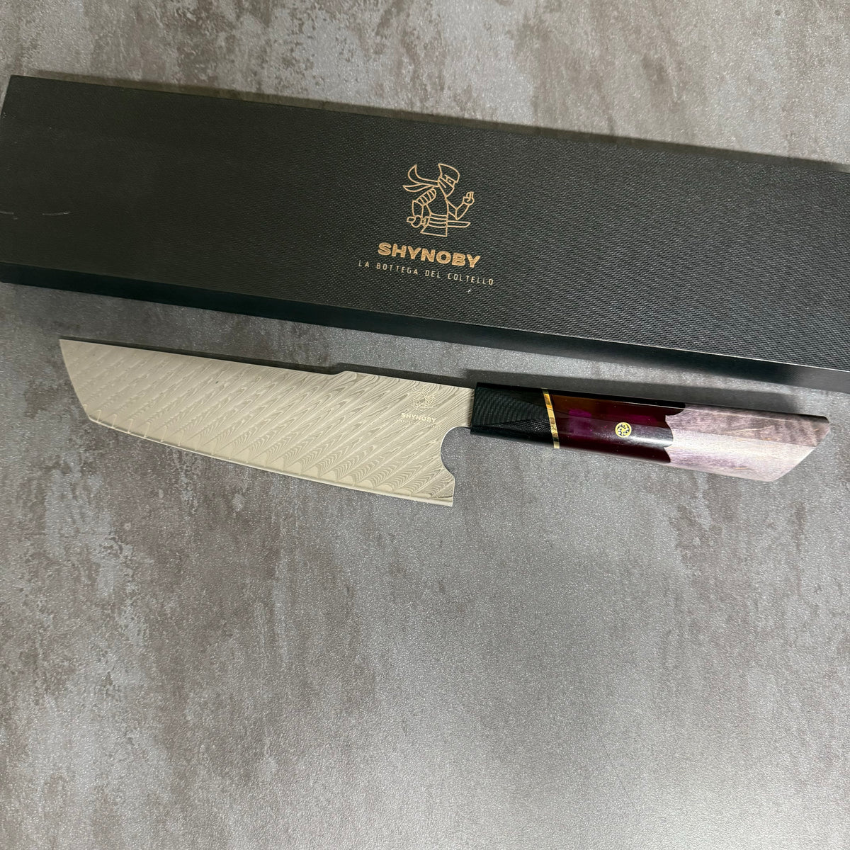 Shynoby Damasco - Kiritsuke Purple - 18,5cm