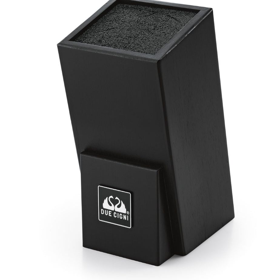 CEPPO PORTA COLTELLI - DUE CIGNI NERO - UNIVERSALE