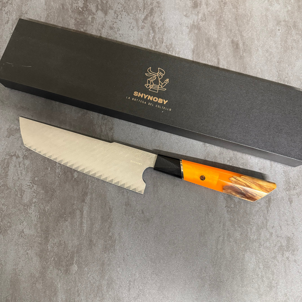 Shynoby Damasco - Kiritsuke Orange - 18,5cm