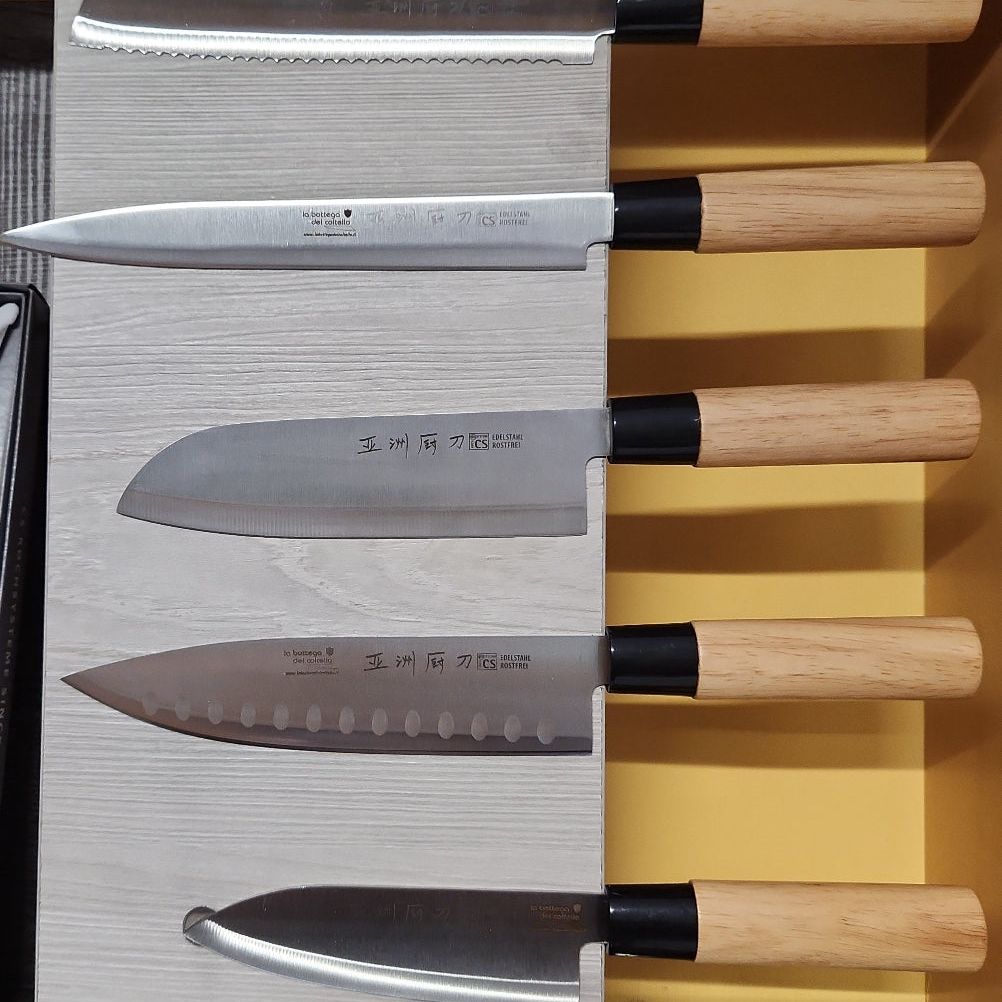 COLTELLI CS - SET COMPLETO DA CHEF - 5 pezzi
