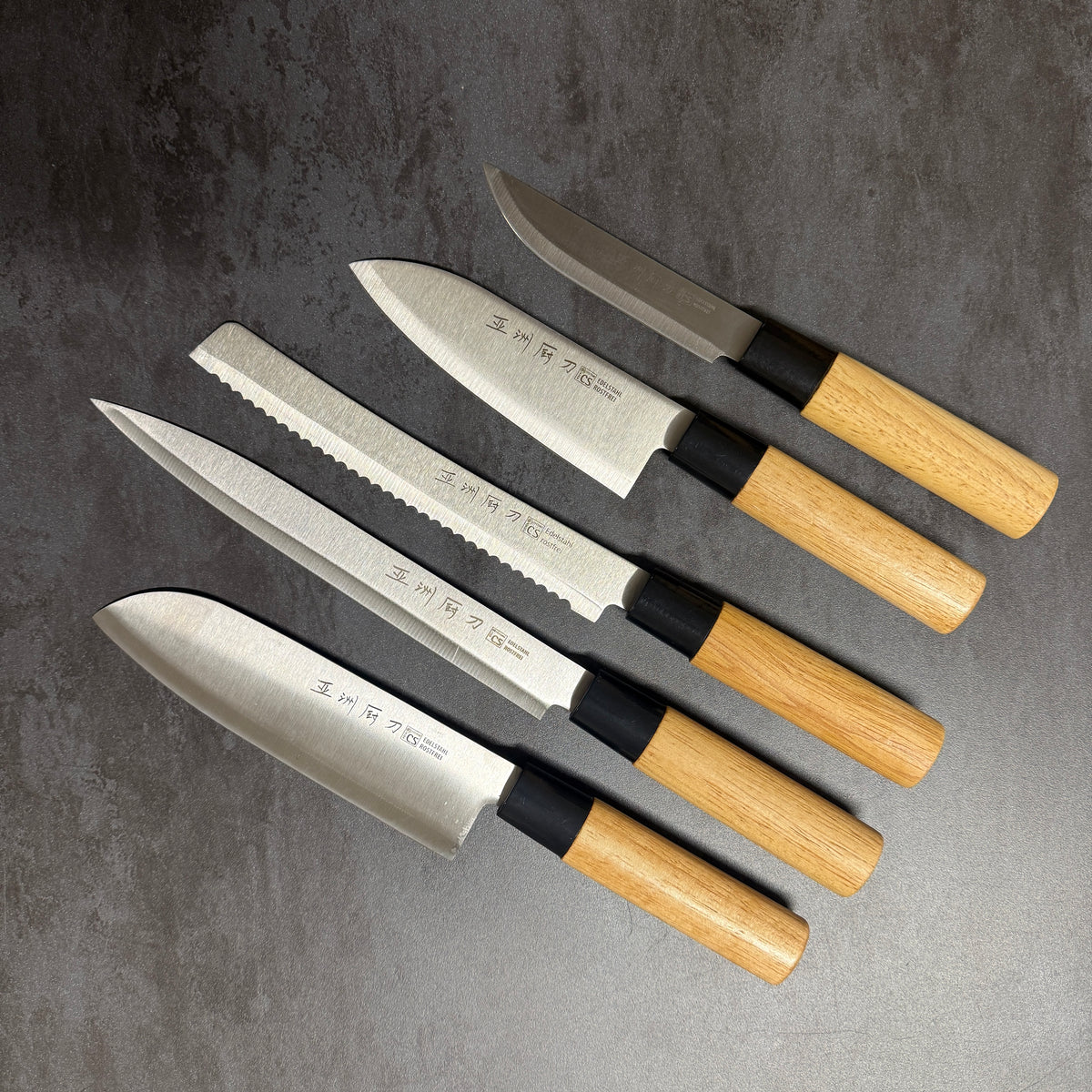 COLTELLI CS - SET COMPLETO DA CHEF - 5 pezzi