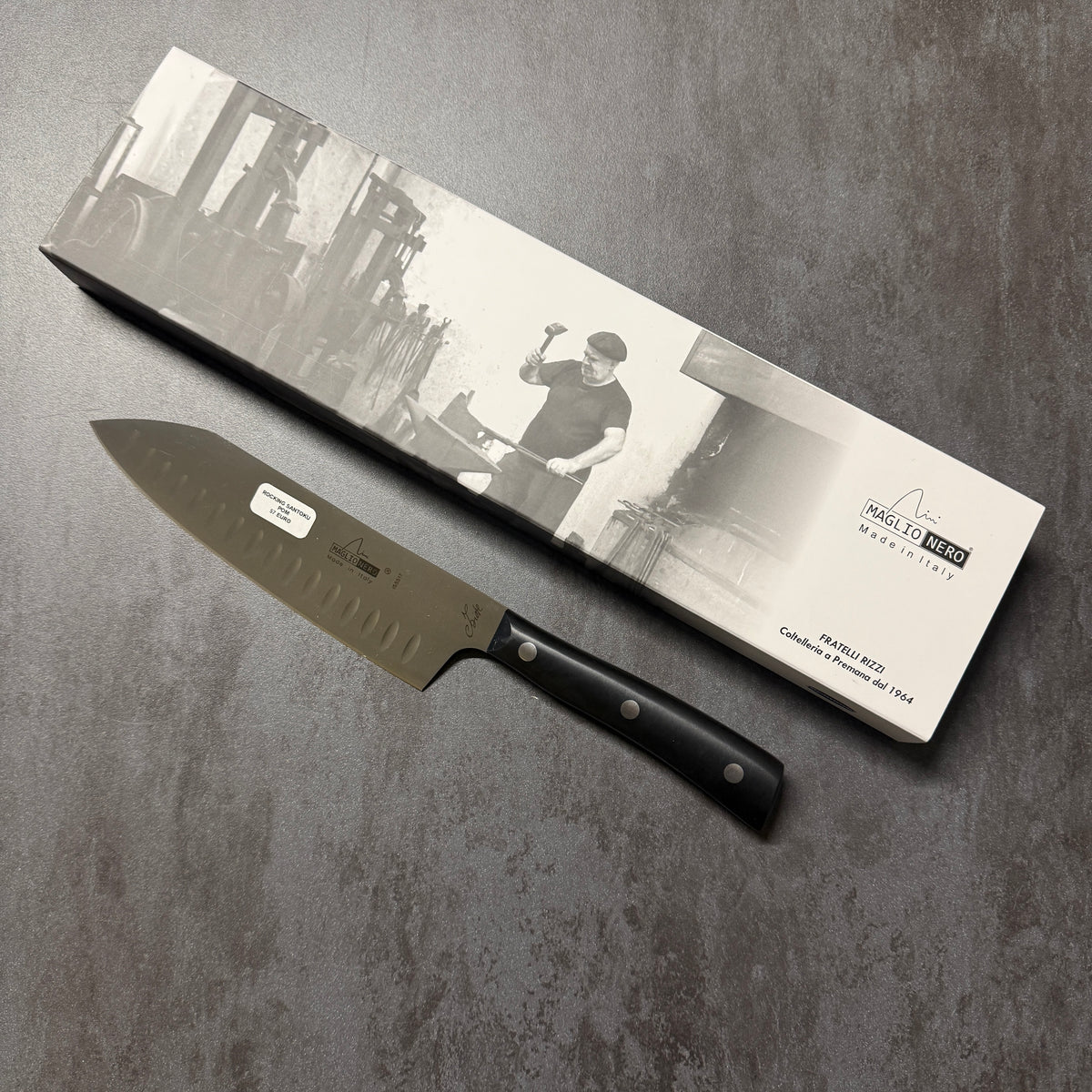 MAGLIONERO - SANTOKU ALVEOLATO -  LINEA ISIDE - 17cm