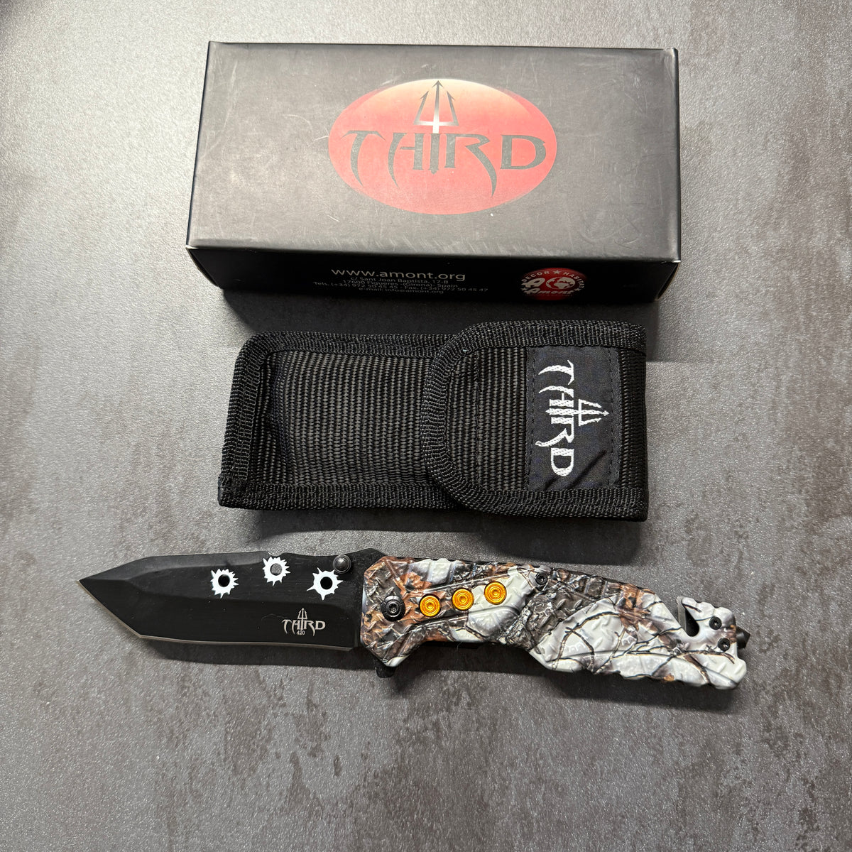 COLTELLO FRANGIVETRO/TAGLIACINTA - THIRD - TH-K2801CSL