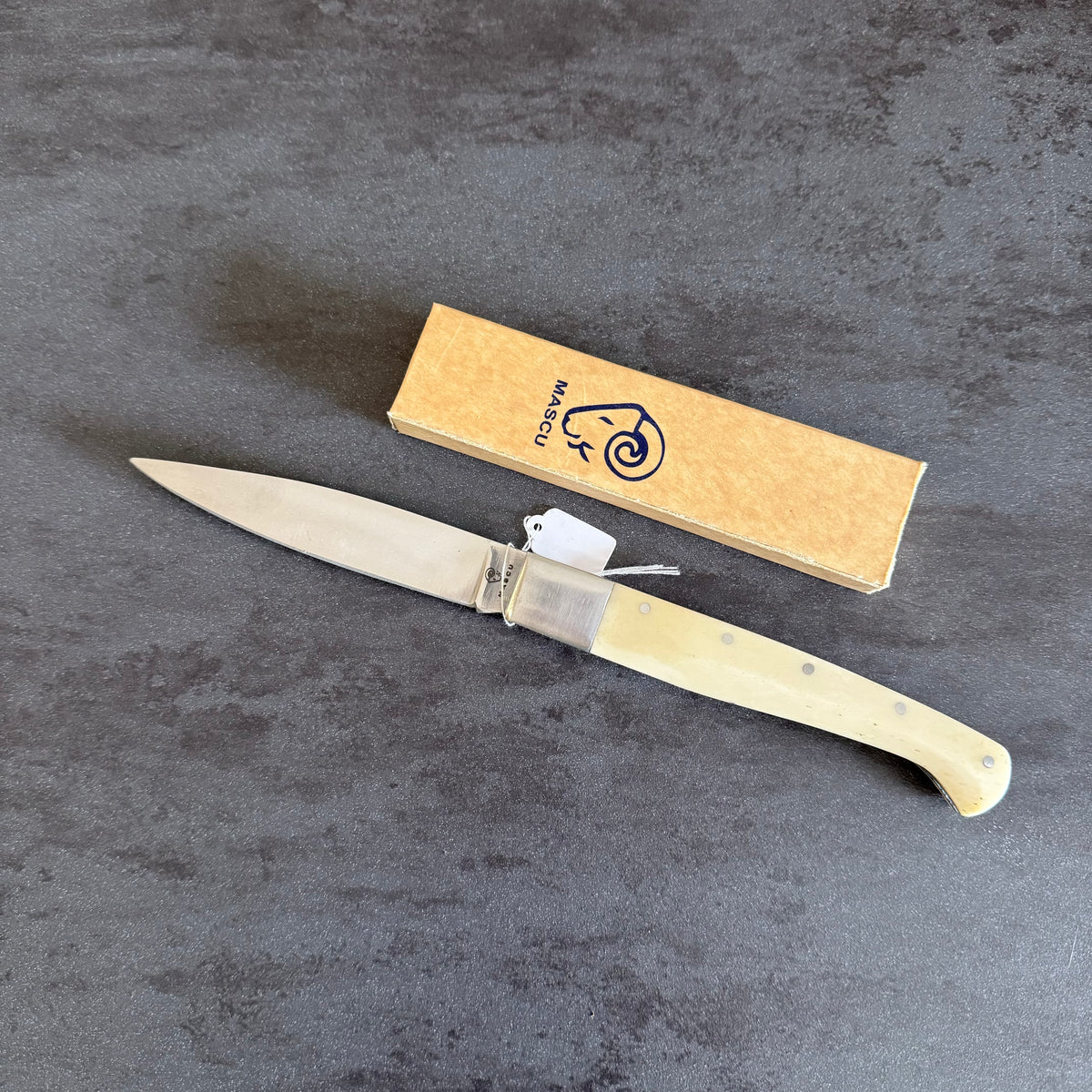 COLTELLO PATTADA CORNO BIANCO - MASCU