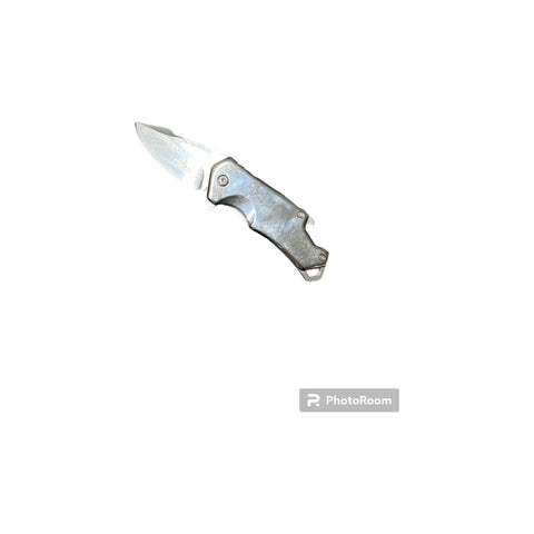 COLTELLO RICHIUDIBILE IN ACCIAIO INOX CON APRIBOTTIGLIE - THIRD