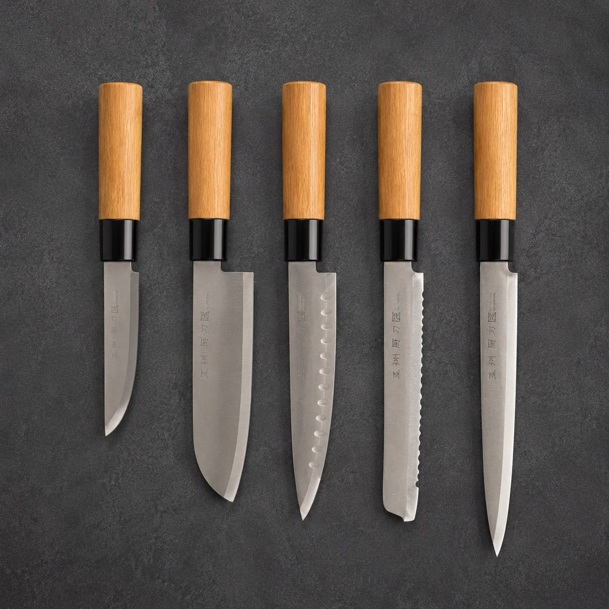 COLTELLI CS - SET COMPLETO DA CHEF - 5 pezzi