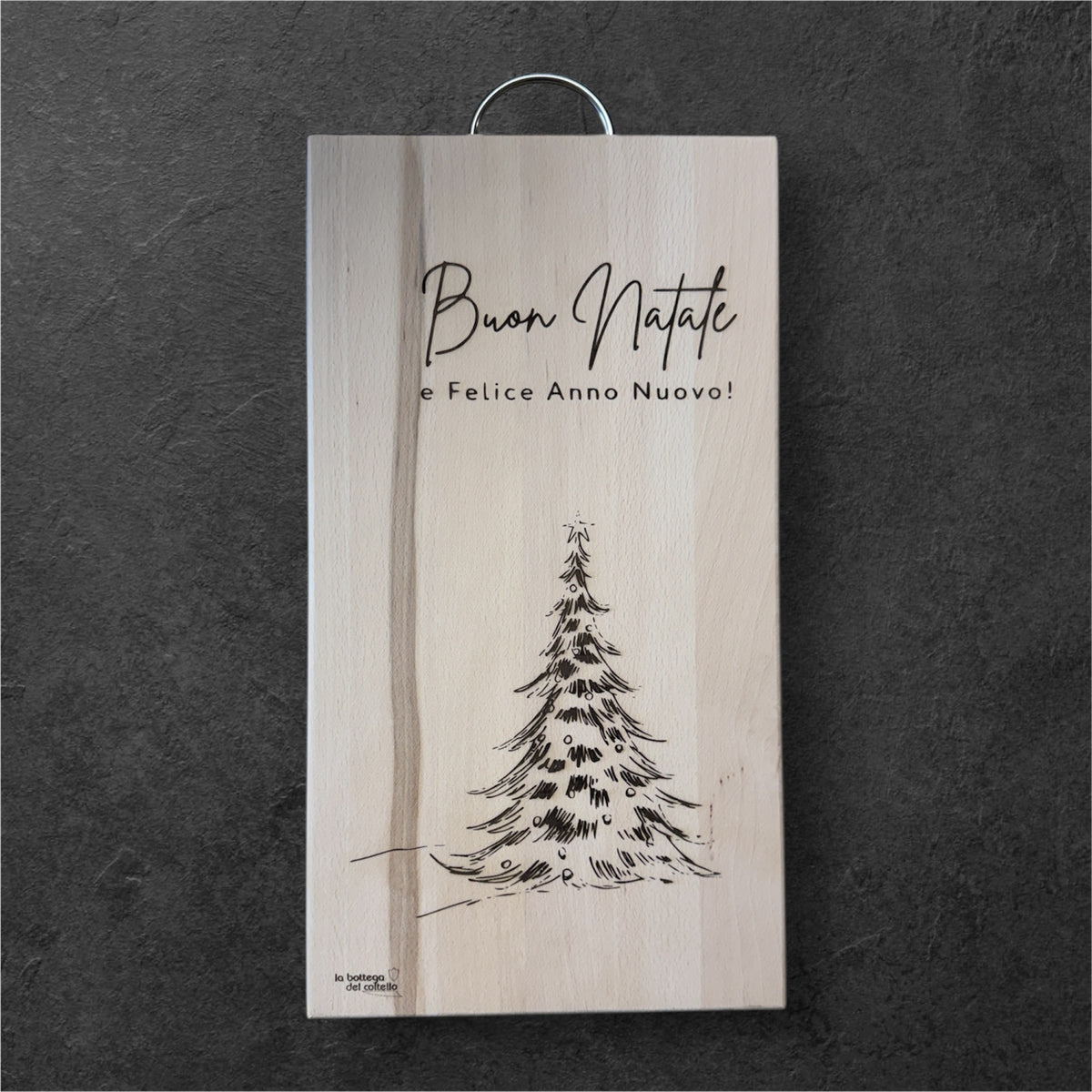 TAGLIERE PERSONALIZZATO - BUON NATALE e Felice Anno Nuovo