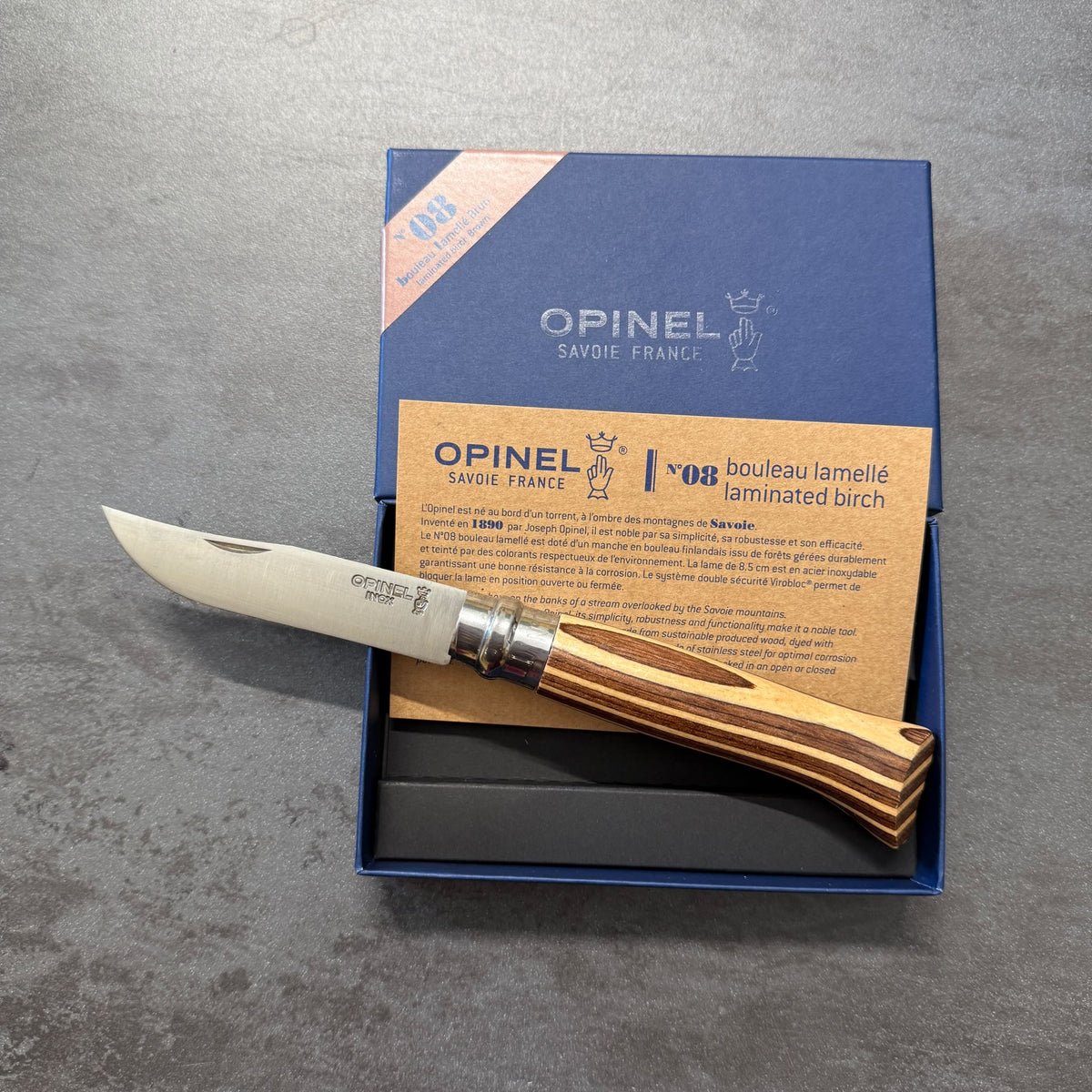 OPINEL N8 - Limited Edition - Betulla Castana