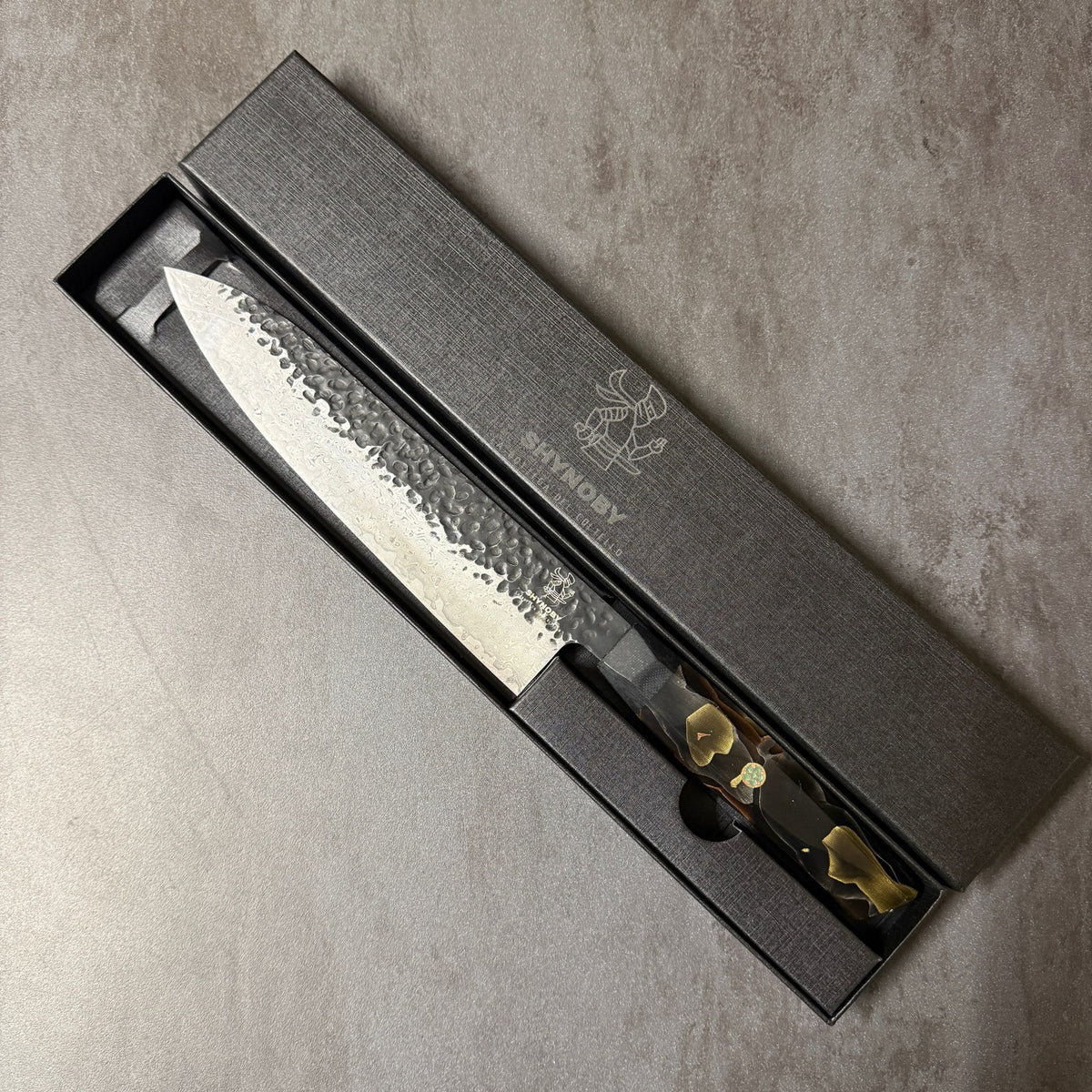 Shynoby Hammered Pro Black - Trinciante 22cm