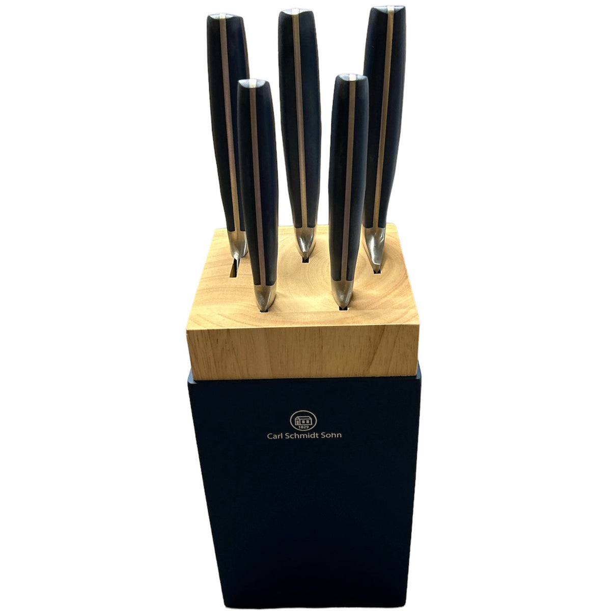 CS - CEPPO IN LEGNO CON COLTELLI FORGIATI