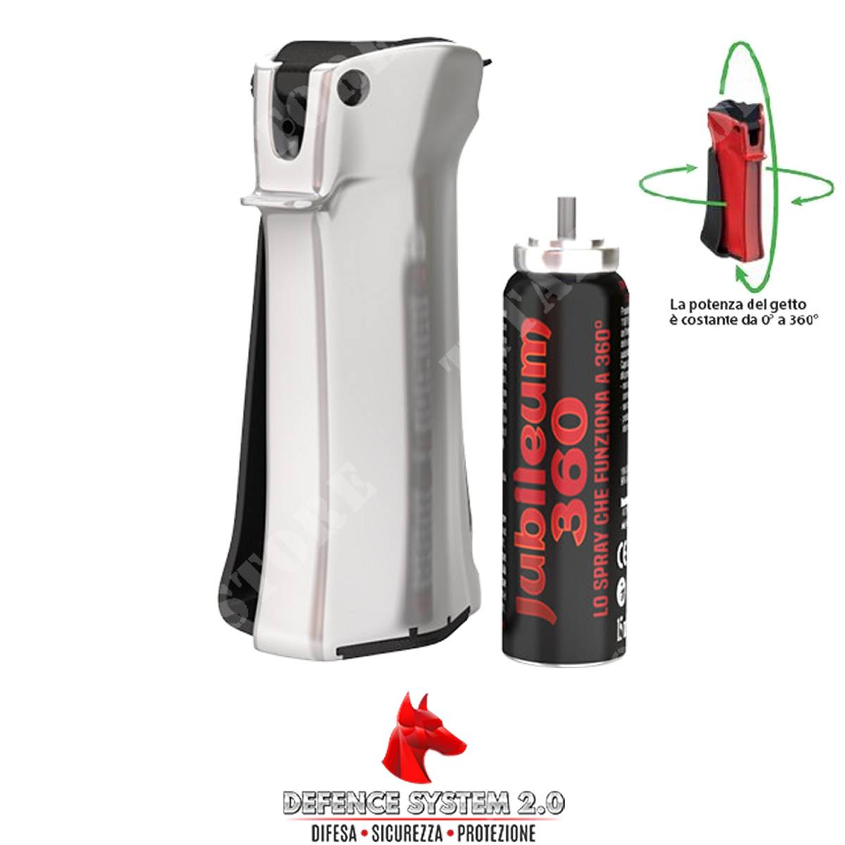 SPRAY AL PEPERONCINO - DIFESA PERSONALE  - Jubileum 360 20ml