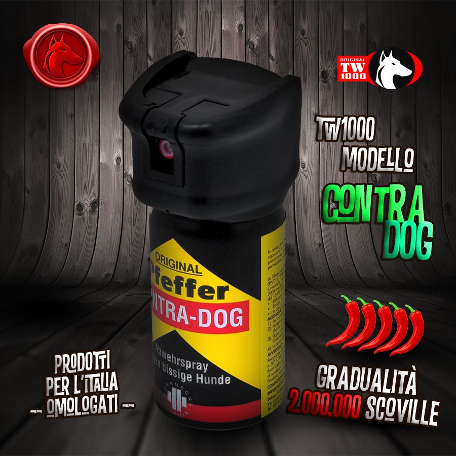 CONTRADOG - SPRAY AL PEPERONCINO - DIFESA CONTRO GLI ANIMALI