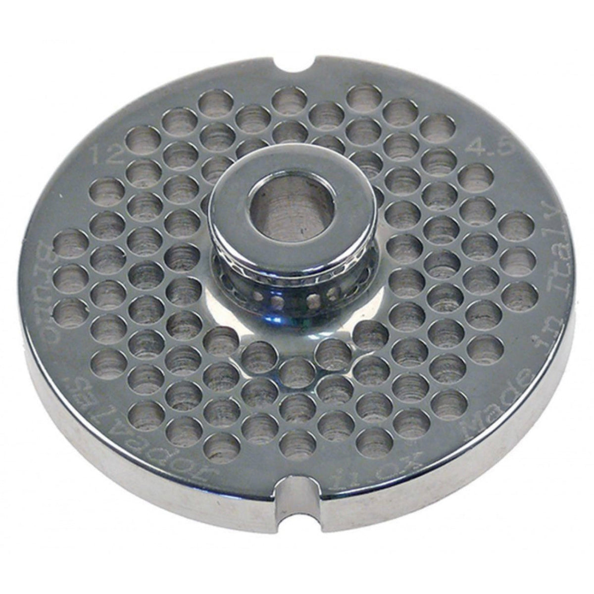 SALVADOR - PIASTRA TRITACARNE AUTOAFFILANTE ACCIAIO INOX - N 12 FORO 4,5