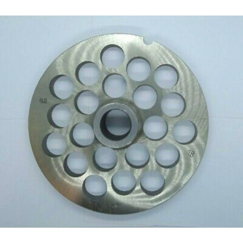 PATRIZIO - PIASTRA TRITACARNE AUTOAFFILANTE ACCIAIO INOX - N 42 FORO 18